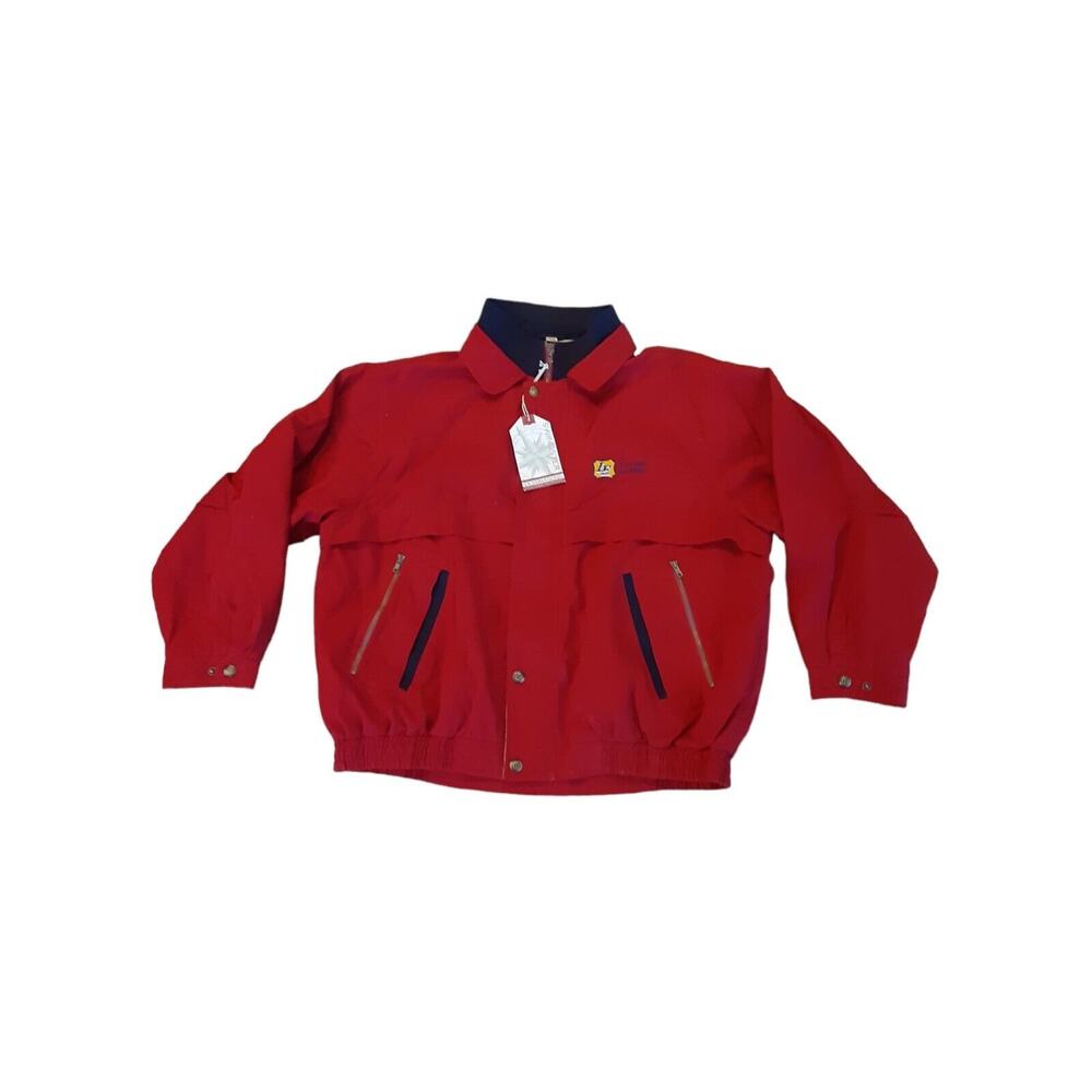 Destinations Swingster Men’s Jacket 2XL NEW Red Fully Lined Wind Resistant